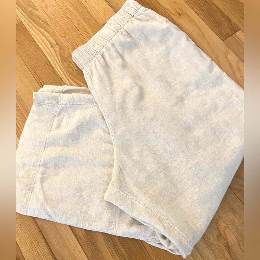 Abercrombie & Fitch Linen Blend Pull-on pant